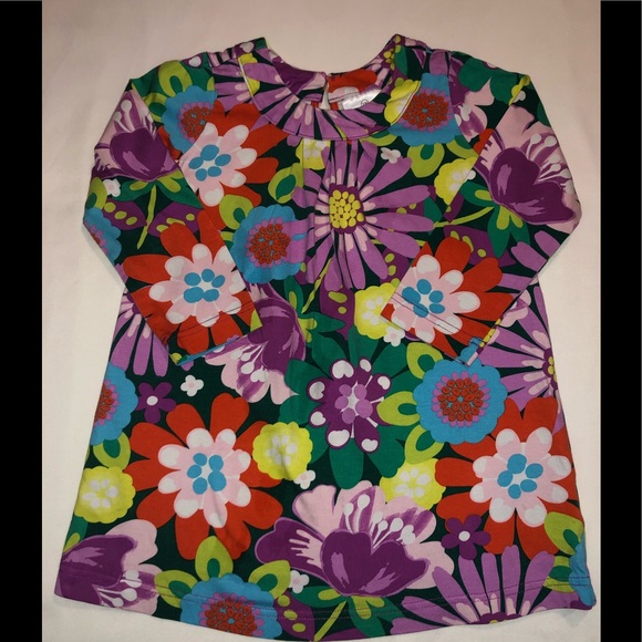 Hannah Andersson Floral Dress 4T - Picture 1 of 2